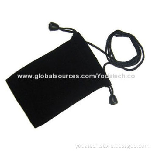 Velvet Pouches USB Packing, Measures 130 x 90mm
